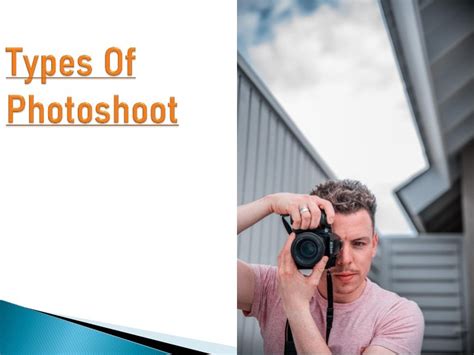 Types Of Photoshoots Types Of Photography