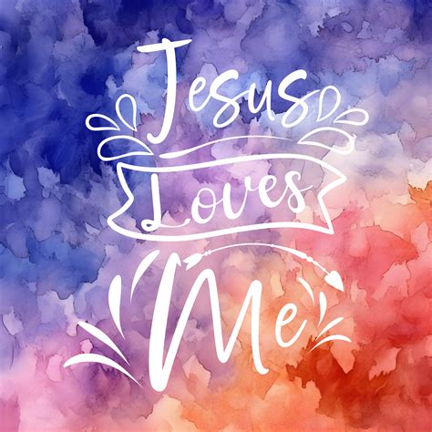 Download Jesus Loves Me Jesus Faith Royalty Free Stock Illustration