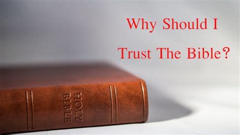 Why Should I Trust The Bible The External Evidence Legati Christi