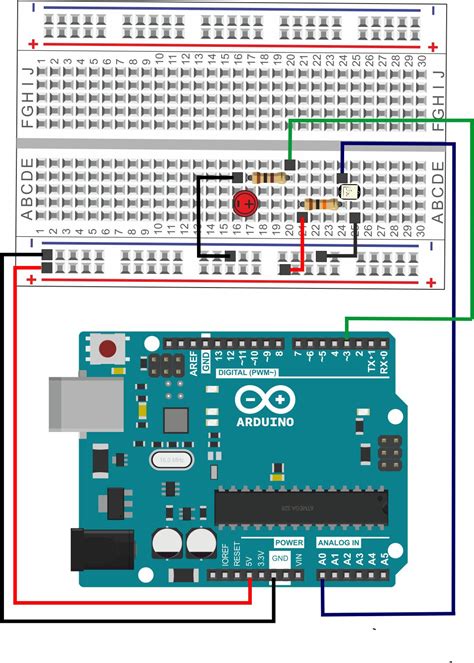 Arduino Ldr Sensor Code Light Dependent Resistor Robo India Tutorials
