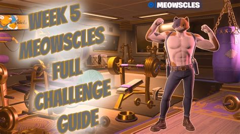 Meowscles Mischief Full Challenge Guide Fortnite Chapter 2