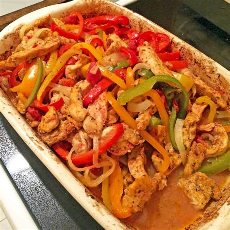 Oven Baked Chicken Fajitas 365 Days Of Easy Recipes