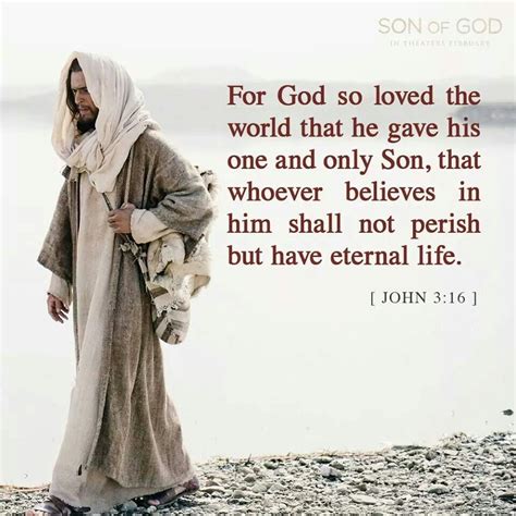 For God So Loved The World That He Gave His One And Only Son That