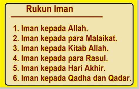 Bersaksi tidak ada ilah yang berhak disembah secara hak melainkan allah dan muhammad adalah utusan allah. Iman dan Rukun Iman - pustakapengetahuan.com