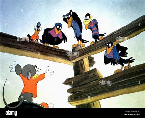 Timothy Mouse Crows Dumbo 1941 Stock Photo Alamy