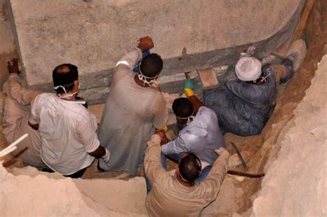 egypt sarcophagus mystery black tomb opened in alexandria bbc news