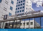 Entrance of the UVA University Building at the Roeterseiland Campus at ...