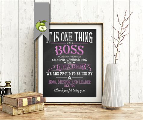 Boss Appreciation T Boss Week Boss Day Thank You Boss Etsy