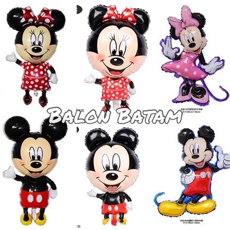 Jual Balon Foil Mickey Minnie Tanggung Dan Besar Shopee Indonesia
