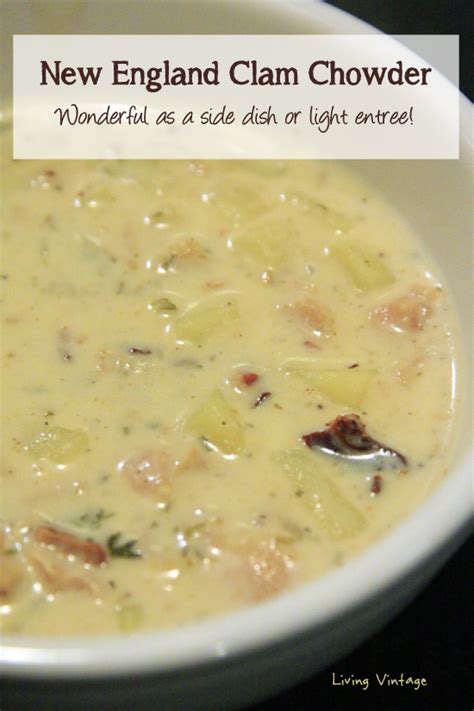 Allrecipes has more than 90 trusted dinner recipes complete with ratings, reviews and serving tips. New England Clam Chowder - Living Vintage