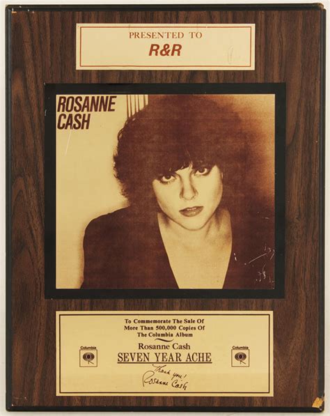 Lot Detail Roseanne Cash Original Seven Year Ache Columbia Records
