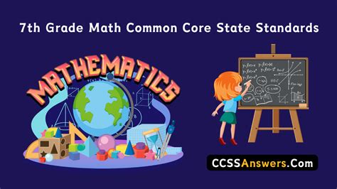 7th Grade Math Common Core State Standards Ccss Answers