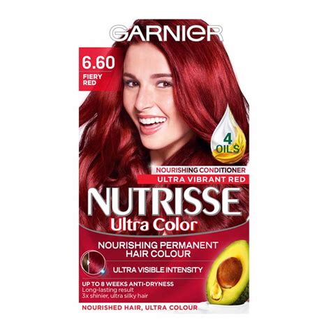 Garnier Nutrisse Ultra Fiery Red Permanent Hair Dye Wilko My Xxx Hot Girl