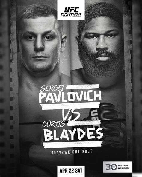 Look Ufc Vegas 72 Poster For Pavlovich Vs Blaydes Released