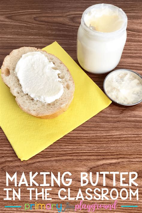 Making Butter In The Classroom Primary Playground