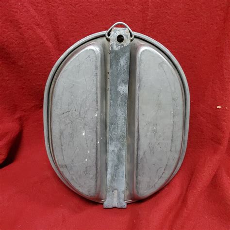 Vintage 1959 Us Army Field Mess Kit 12s14 Etsy