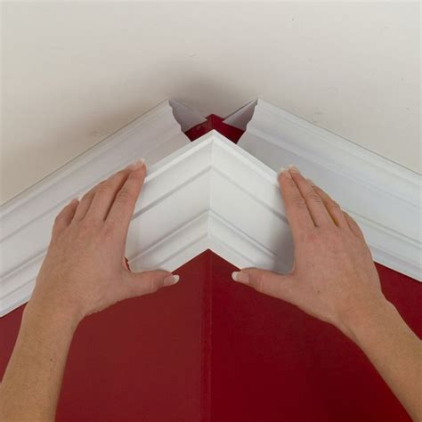 Easy Crown Molding Peel And Stick Crown Molding 4 Inch