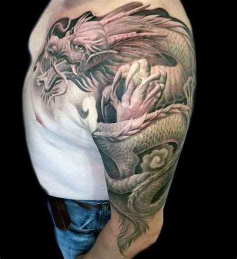 50 Chinese Dragon Tattoo Designs For Men Flaming Ink Ideas