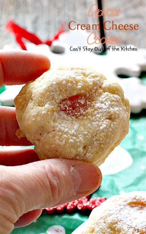 Apricot Cream Cheese Cookies Cant Stay Out Of The Kitchen