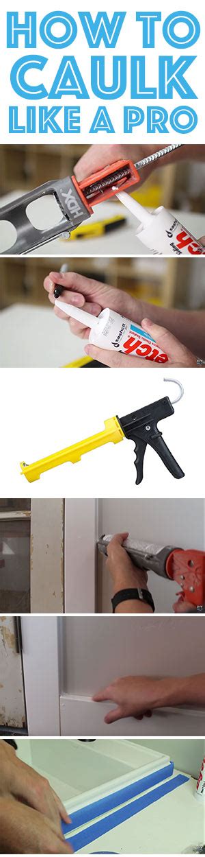How To Caulk Like A Pro Diy Home Improvement And Projects Lrn2diy