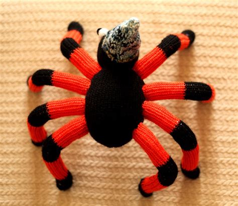 Halloween Spider Pdf Knitting Pattern Etsy UK