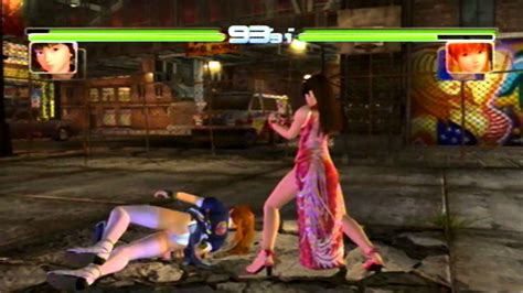 Dead Or Alive 2 Ultimate In Xbox360 Battle Record Mode Hitomi With Leifang Vs Kasumi With