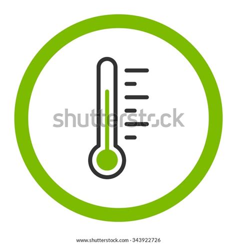 Temperature Level Vector Icon Style Bicolor Stock Vector Royalty Free