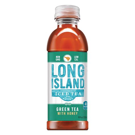 Long Island Iced Tea Green Tea Honey 18 oz Plastic Bottles - Pack of 24 ...
