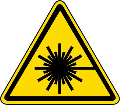 Laser Beam Warning Label J6523 By
