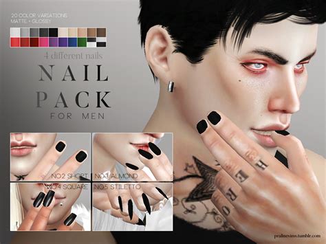 Sims 4 Ccs The Best Fingernails For Males By Pralinesims