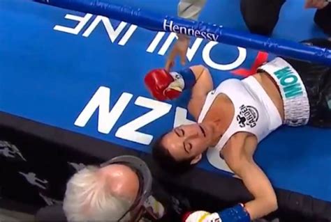 Seniesa Estrada Scored One Of The Fastest KOs In Women S Boxing History Free Beer And Hot Wings