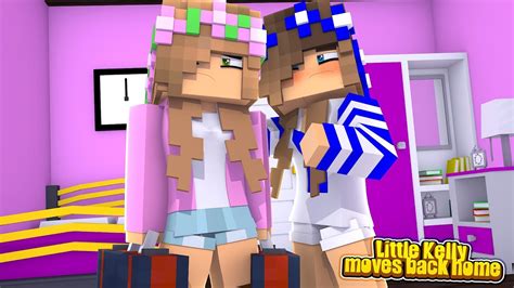 little kelly moves back into the magical kingdom w little carly minecraft roleplay youtube