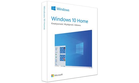 Microsoft Windows 10 Home Pl 3264bit Box Usb Systemy Operacyjne