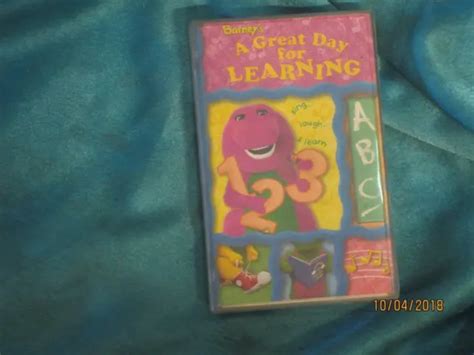 New Barney A Great Day For Learning Cassette 488 Picclick