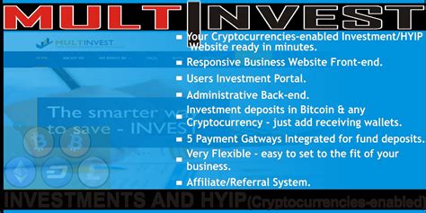 MultInvest - Cryptocurrencies Investment Script by ...