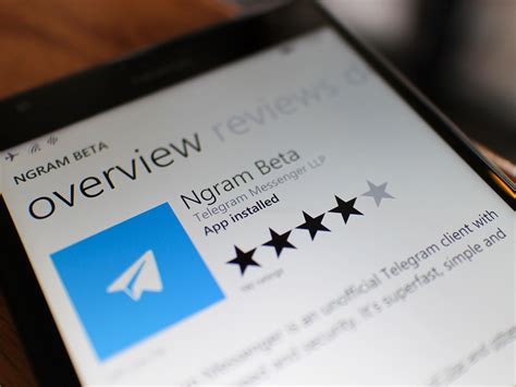Ngram Beta Set To Become The Official Telegram App On Windows Phone