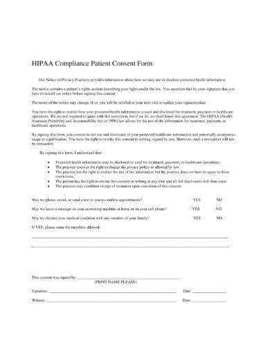 5 Types Of Hipaa Compliance Forms Mokasinadventure