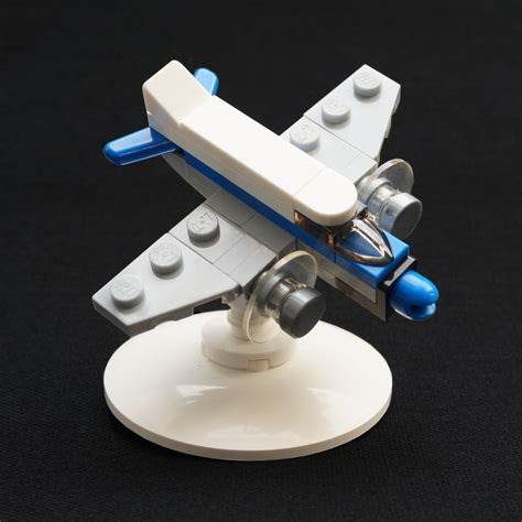 Lego Moc Micro Dc3c 47 Airplane By Sybricks Rebrickable Build With