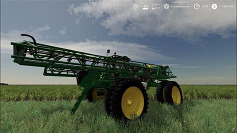 Spraying Corn With John Deere Sprayer Nebraska Lands Farming Simulator 19 Youtube