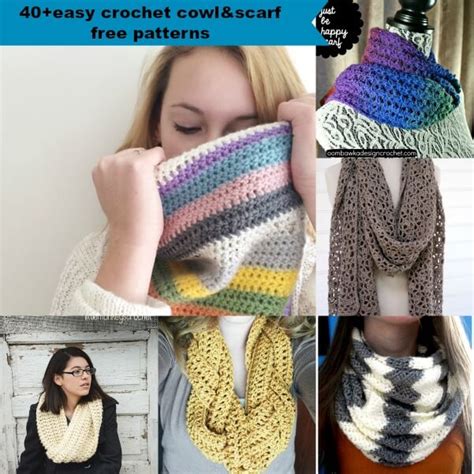 40 Free Easy Crochet Cowl And Scarf Patterns