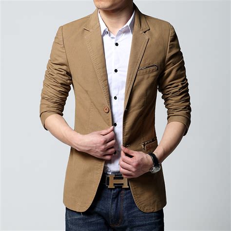 Below, we've rounded up some of the best casual blazers for men that won't break your budget but promise to add a dose of. 2019 Mens Casual Blazer And Jacket New Korean Fashion ...