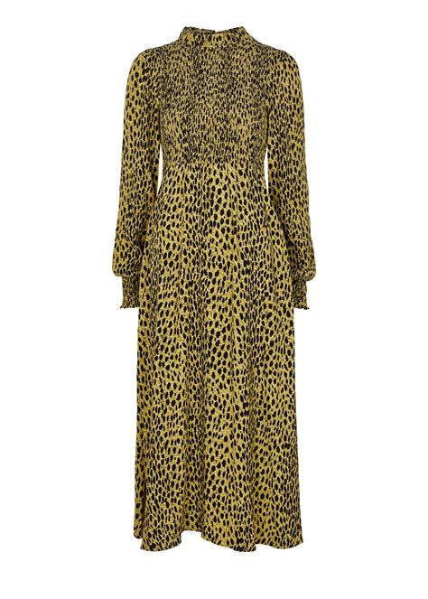 Kitri Molly Leopard Print Dress Harvey Nichols