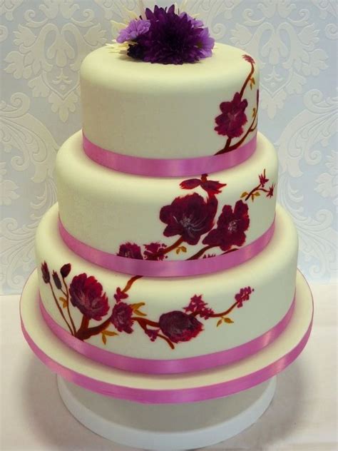 Cake Tiered Wedding Cake 3 Tier Wedding Cakes