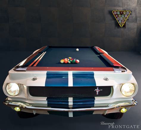 limited edition 1965 shelby gt 350 autographed pool table frontgate shelby gt pool table