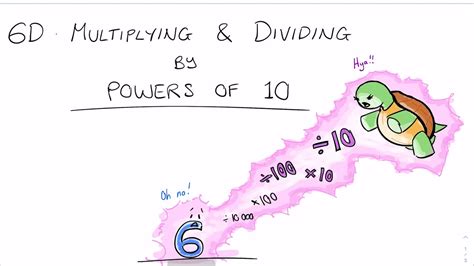 6d Multiplying And Dividing By Powers Of 10 Youtube