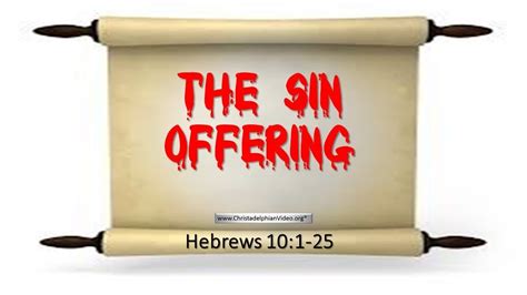 The Sin Offering Explained Youtube