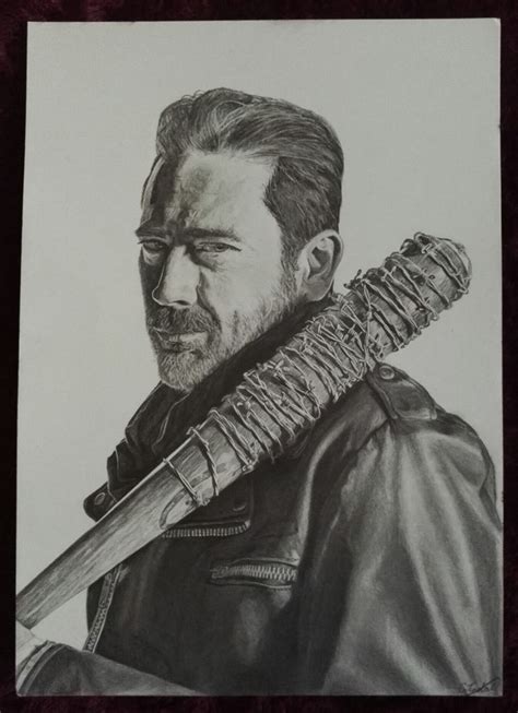 How To Draw Anime Negan From The Walking Dead Negan The Walking