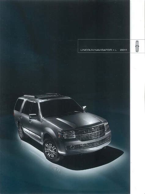 Amazon 2011 Lincoln Navigator Sales Folder Literature Book
