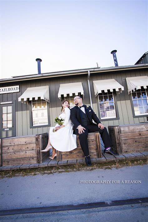 Bride And Groom In Old Sacramento California The Firehouse Restaurant