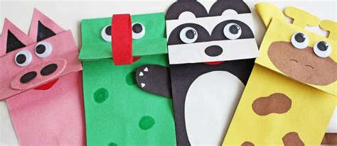 Diy Paper Bag Puppets Paper Crafts Diy Paper Bag Puppets Cute Crafts